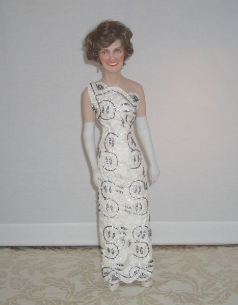 Nancy Reagan Signed and Dated Danbury Mint First Lady Doll