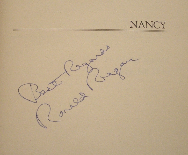 Nancy Reagan Signature | reagancollector com ronald reagan signed autographed photos books and memorabilia Nancy Reagan Signature | reagancollector com ronald reagan signed autographed photos books and memorabilia